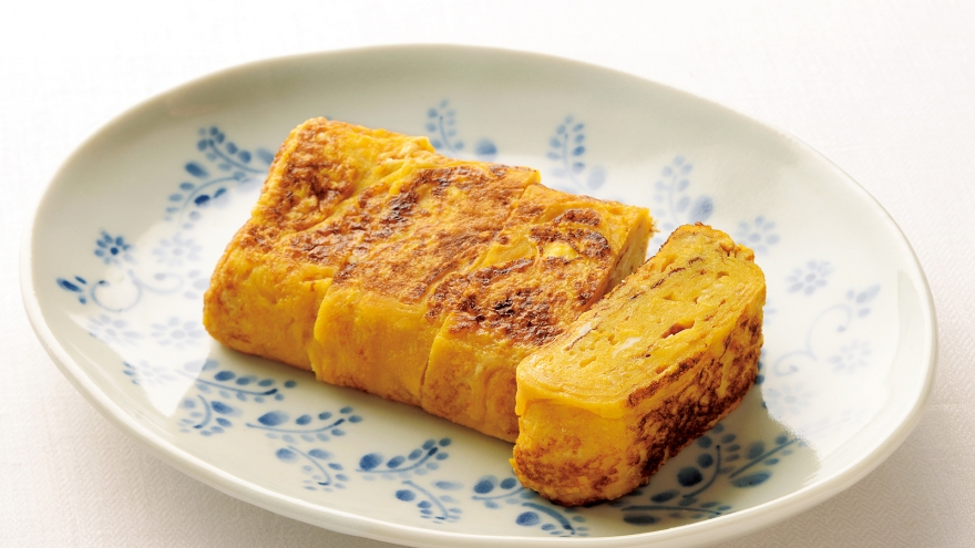 濃厚卵焼き 醤油とみりんでコクのある味つけ