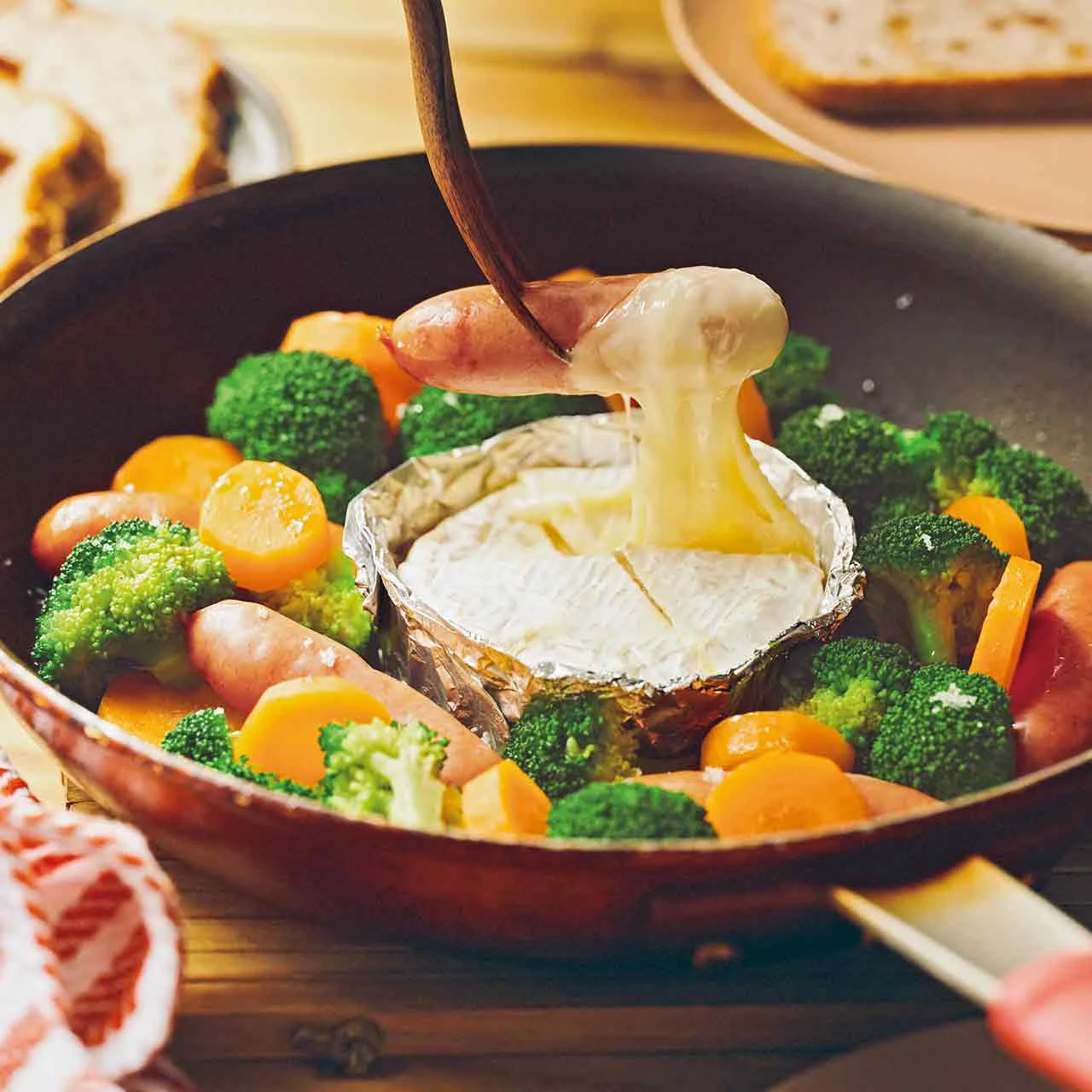 チーズフォンデュ