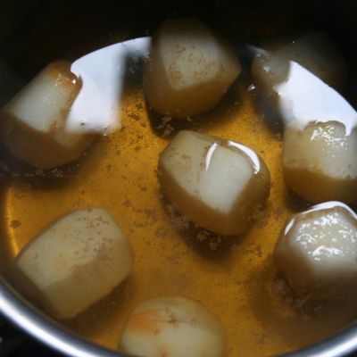 ホットクックで里芋の煮ころがし お正月のおせち料理 冷凍里芋でOK！ワーママakikoのブログ