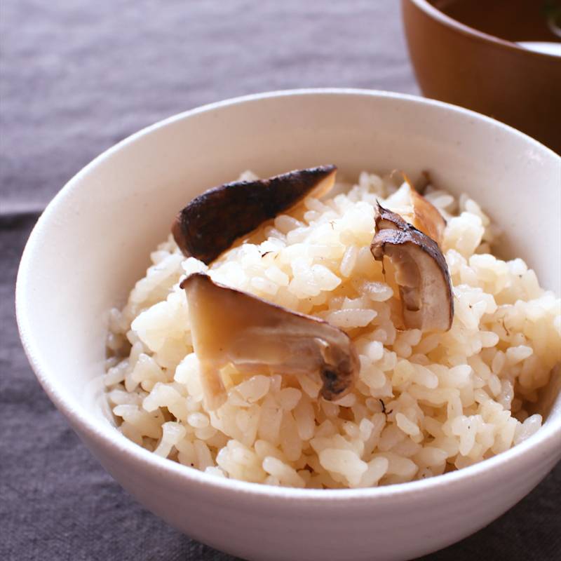 味付け簡単!白だし香る松茸ご飯の作り方