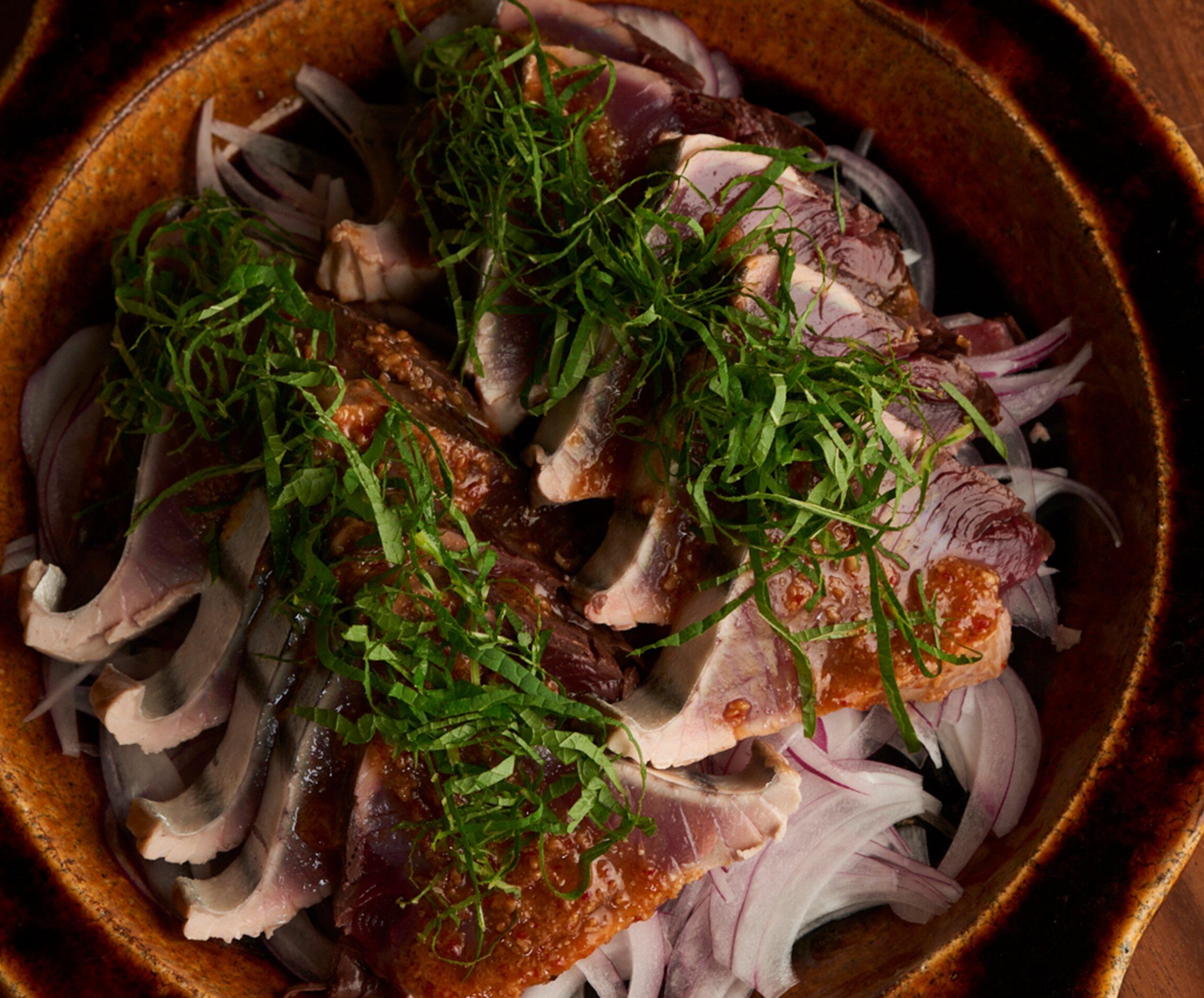 薬味たっぷりが良い！ 鰹のたたき たっぷり薬味乗せmieuxkanon＊