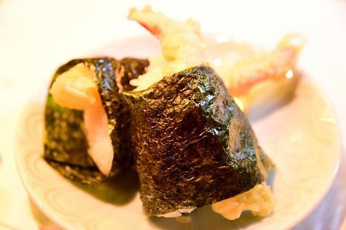 揚げない天むす