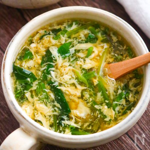 卵とねぎの炒飯の献立 副菜：もやしとほうれん草のザーサイ和え、汁物：たけのことキャベツの中華スープ献立・メニュー 味の素パーク たべる楽しさを、もっと