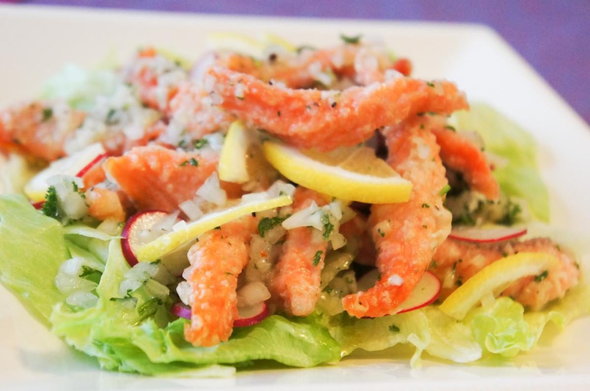 レモンの超簡単飾り切り蝶々