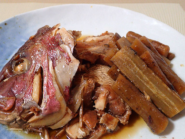 鯛のあらだき - 煮魚-Nizakana -公式 尾道の鮨と魚料理 保広 Specialty Sushi restaurant Yasuhiroat Onomichi Setonaikai