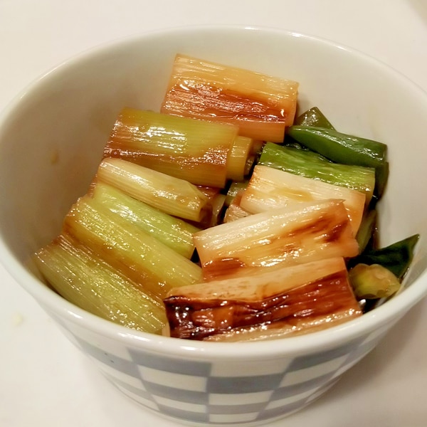 簡単おつまみ 長ネギのマリネ