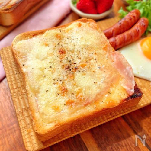 ハニーモッツァレラのもちとろ食パンレシピ森永乳業の乳でひろがる!アイデアレシピ森永乳業株式会社