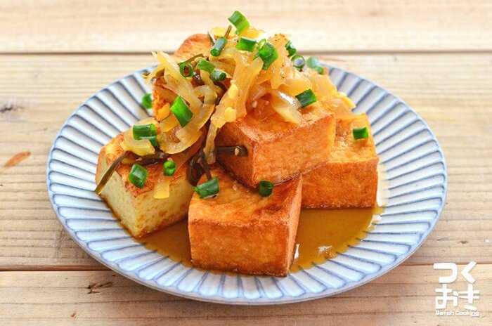 厚揚げのヘルシーしょうが焼きキリンレシピノート - とっておきの「おつまみ」から「デザート」までキリン