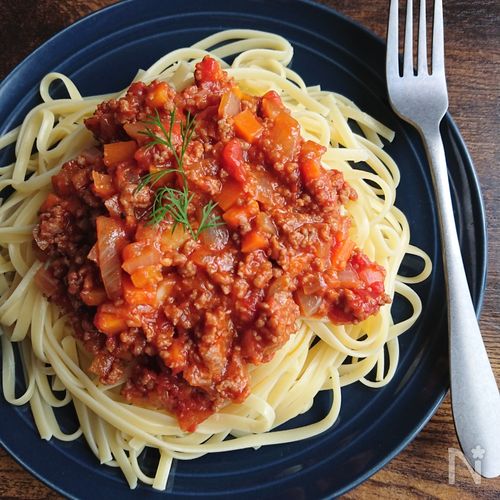 フライパンで10分！ミートソース