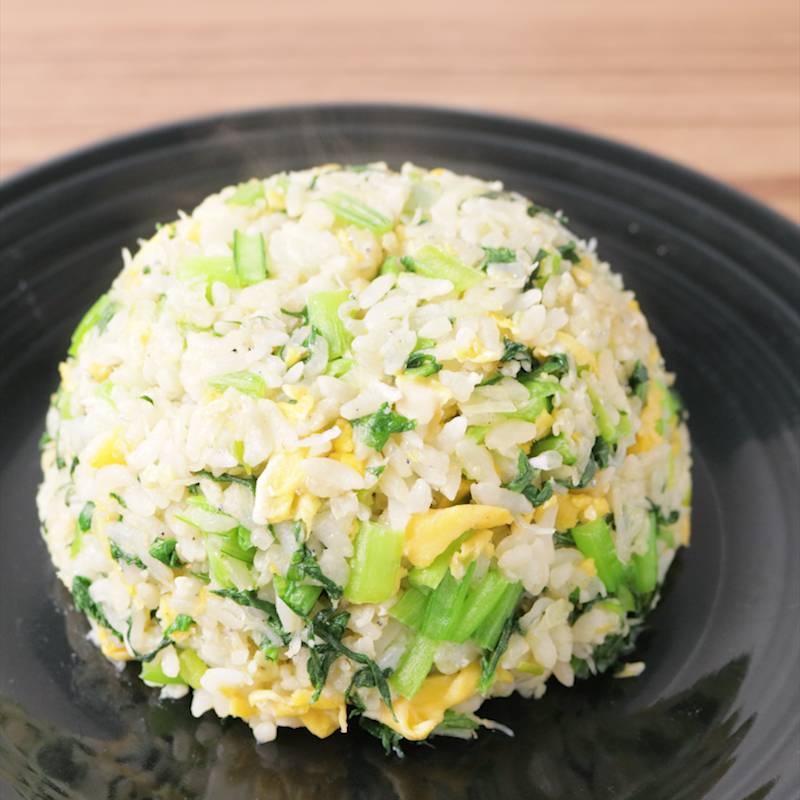 おかず要らず！ 小松菜とひじきのごまおかか混ぜご飯