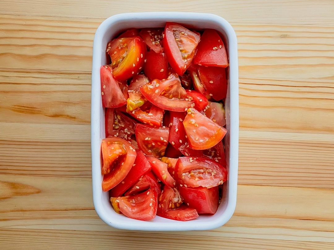 トマトのだし漬け