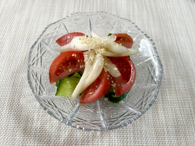 「あさイチ」きゅうりとトマトのマリネ