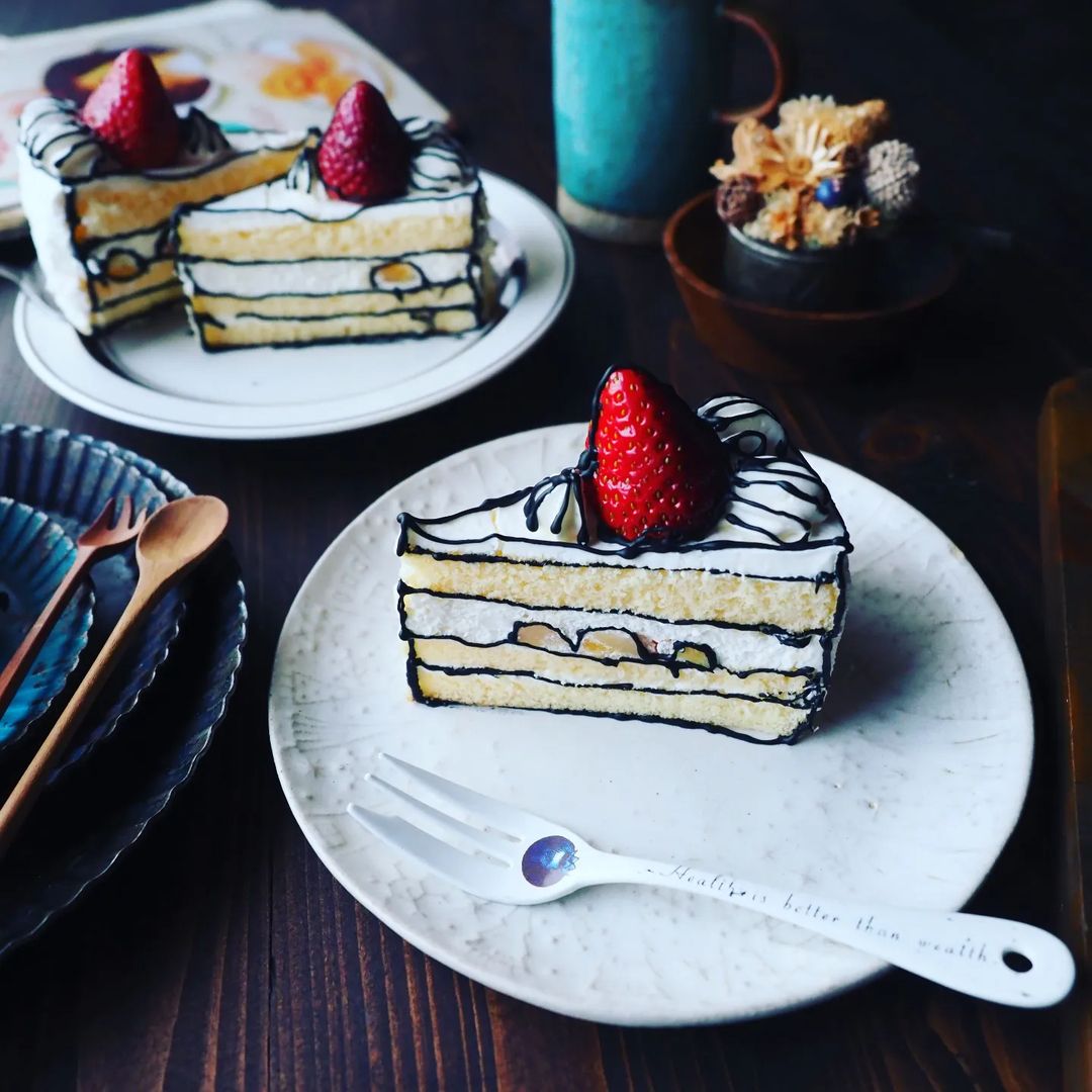 デコレーションケーキ手作りケーキ 苺菜