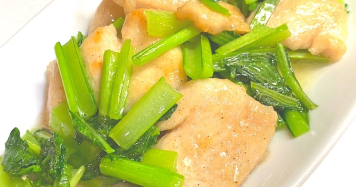 ごはんが進む!鶏むね肉とピーマンのオイスターソース炒め