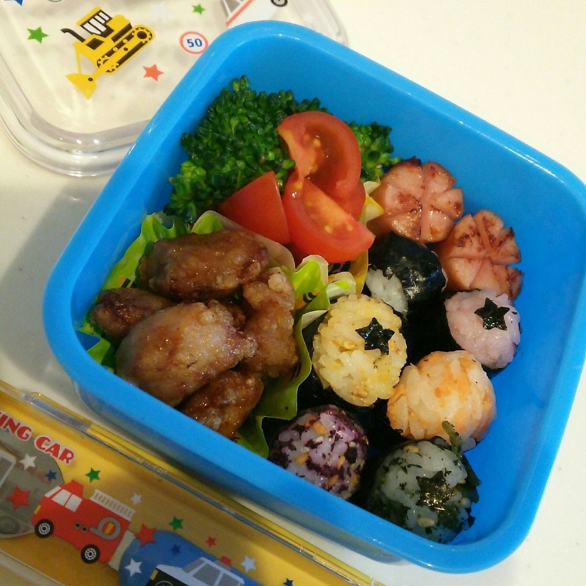 ２歳児のお弁当 卵と乳製品除去 - くらしのきろく