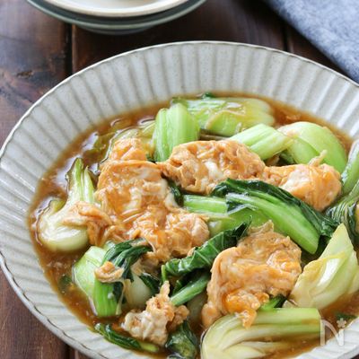 チンゲン菜×卵」レシピ30選炒め物やスープにレシピサイトNadia