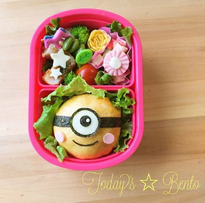 豚丼ミニオンのお弁当＊キャラ弁momokyarabenが投稿したフォトブックLemon8