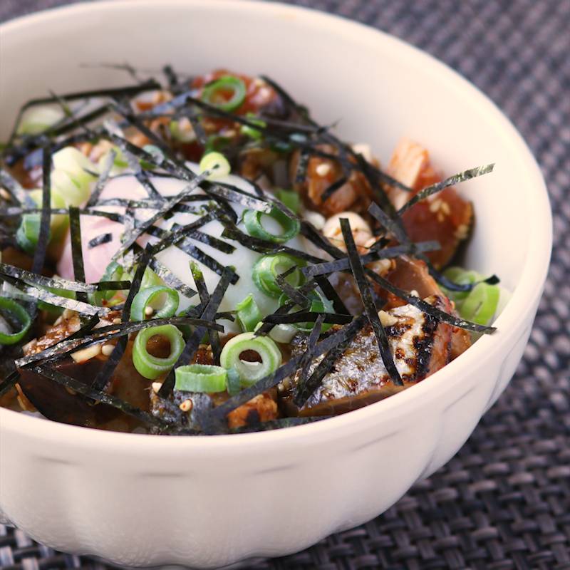 ヒラメのゴマヅケ茶漬け今月のおうちごはん