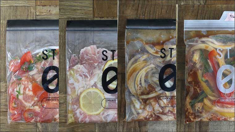 簡単おすすめ！レンジで一発 ジップロックで＊ピーマンと豚バラの味噌炒めと、かぼちゃのそぼろあん