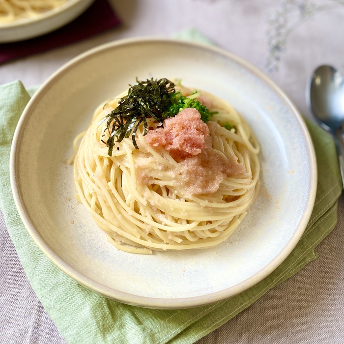 だしが香る和風クリームパスタ