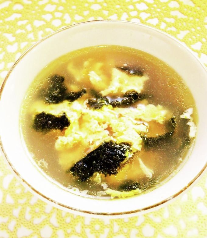 丸鶏海苔スープ