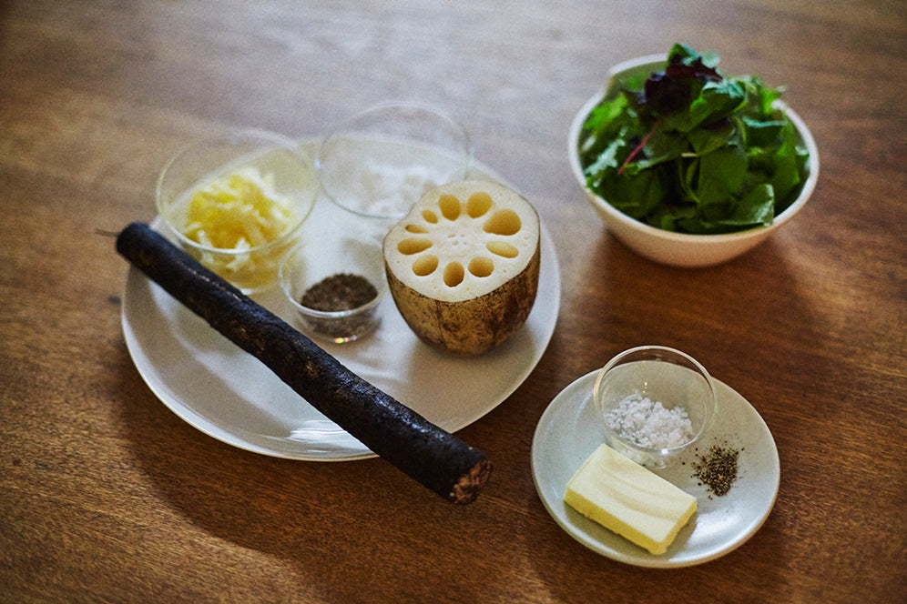 すりおろしれんこんのガレットクラシル