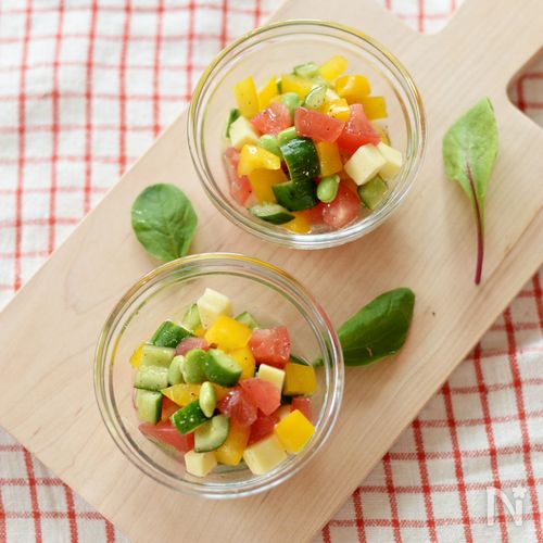 夏野菜のサラダ・保育園給食