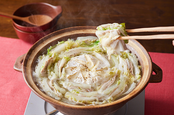 ほんだしで簡単!白菜と豚バラ肉のミルフィーユ鍋レシピ。コクのある味わいに