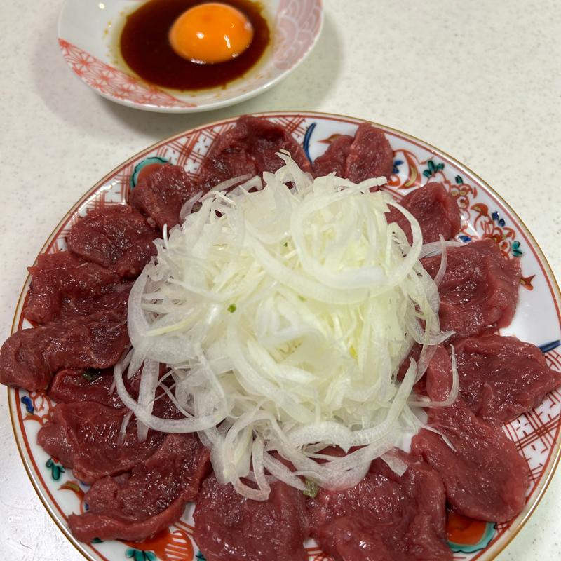 簡単！馬肉のたたき たまねぎソース馬肉レシピ