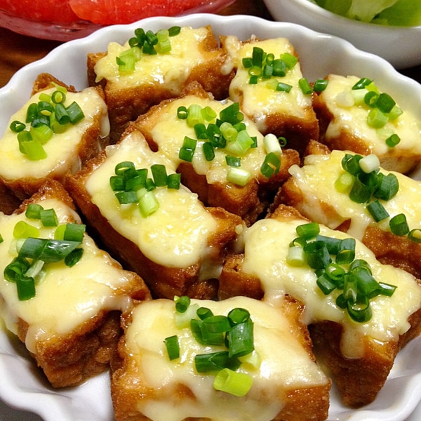 キムチチーズ厚揚げ焼き