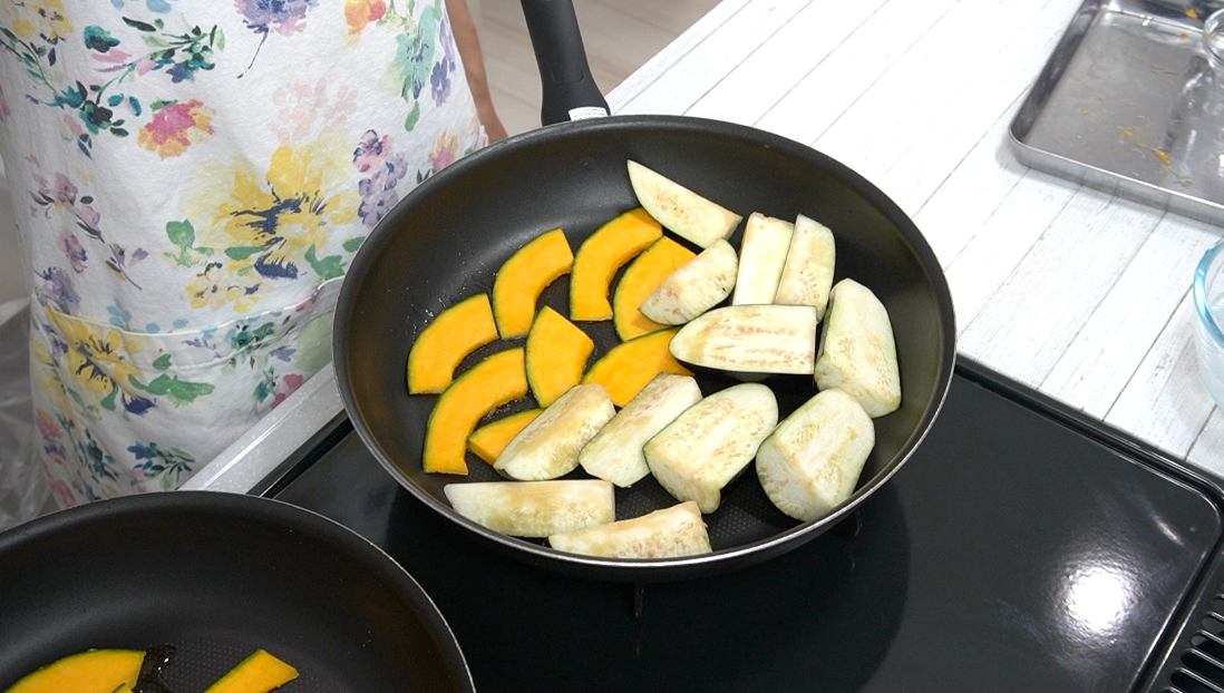 かぼちゃの焼き浸し