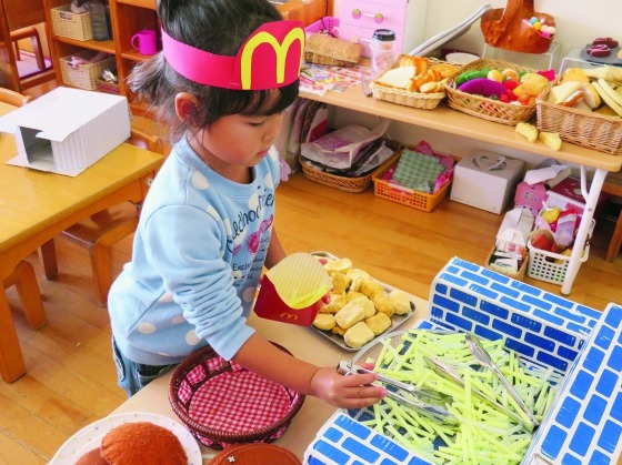 カリカリポテトの作り方100均画用紙で作る手作りおもちゃ＊ごっこ遊びにぴったり！にじいろのおと