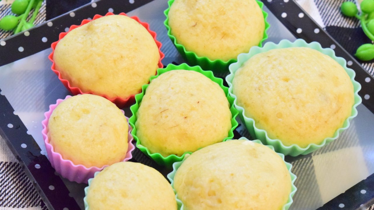 電子レンジで!バナナのマグカップ蒸しパンおすすめレシピ昭和産業株式会社