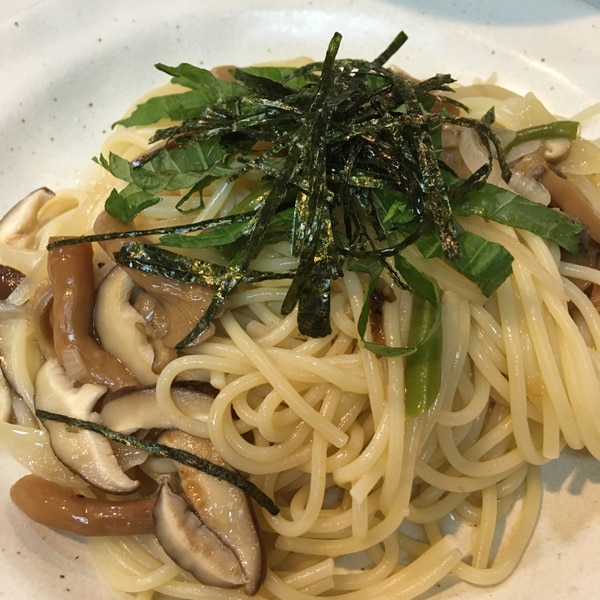 きのことベーコンのバター醤油パスタ - 「MEN LOVES 麺」