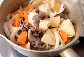 酢でさっぱり 肉じゃが