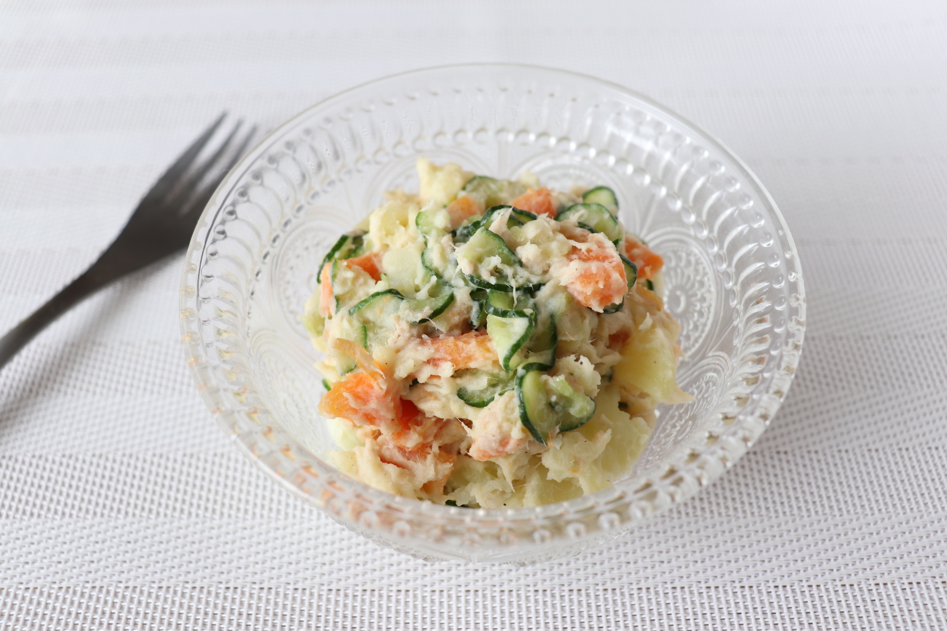 冷凍ポテトでポテトサラダ