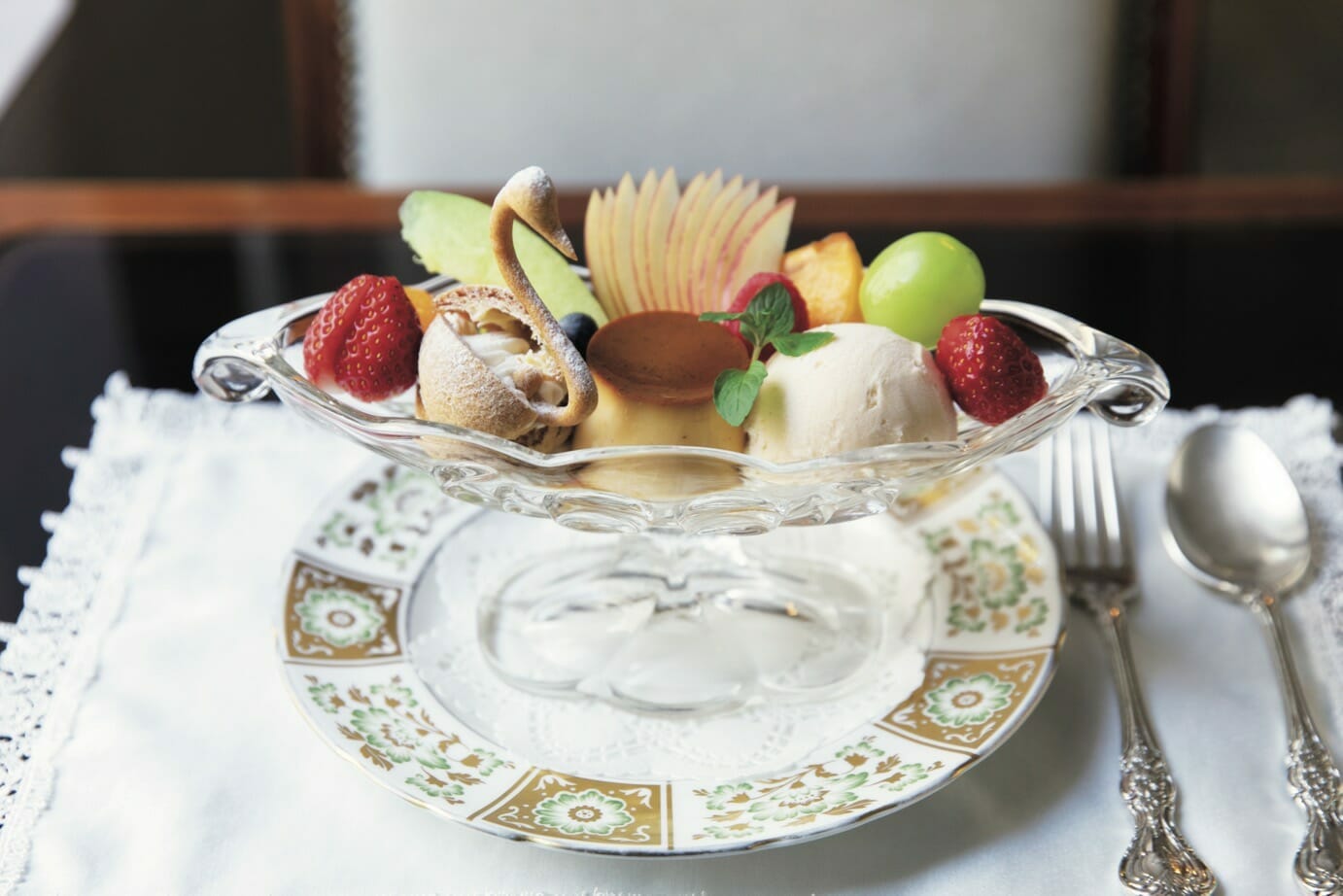 お菓子で飾る♪プリンアラモード