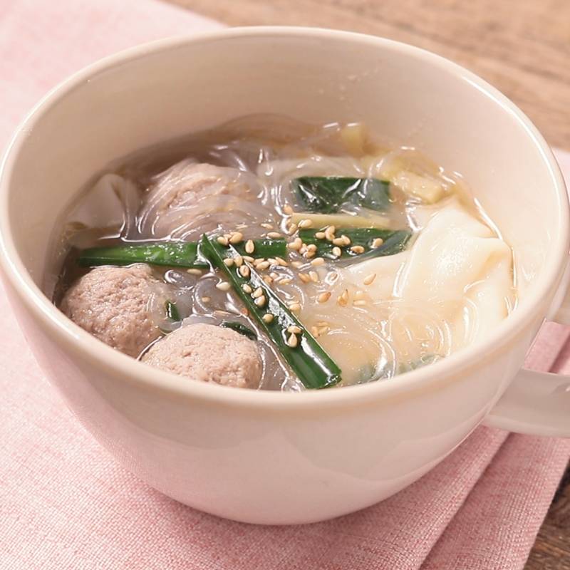 餃子の皮できのこのワンタンスープ by 三毛猫調理愛好家クックパッド簡単おいしいみんなのレシピが392万品