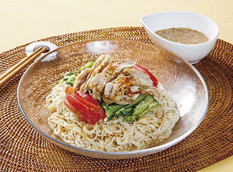 バンバンジー豆乳冷麺