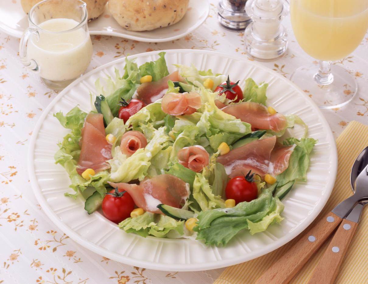 ポテトサラダの生ハム巻き - レシピナビ