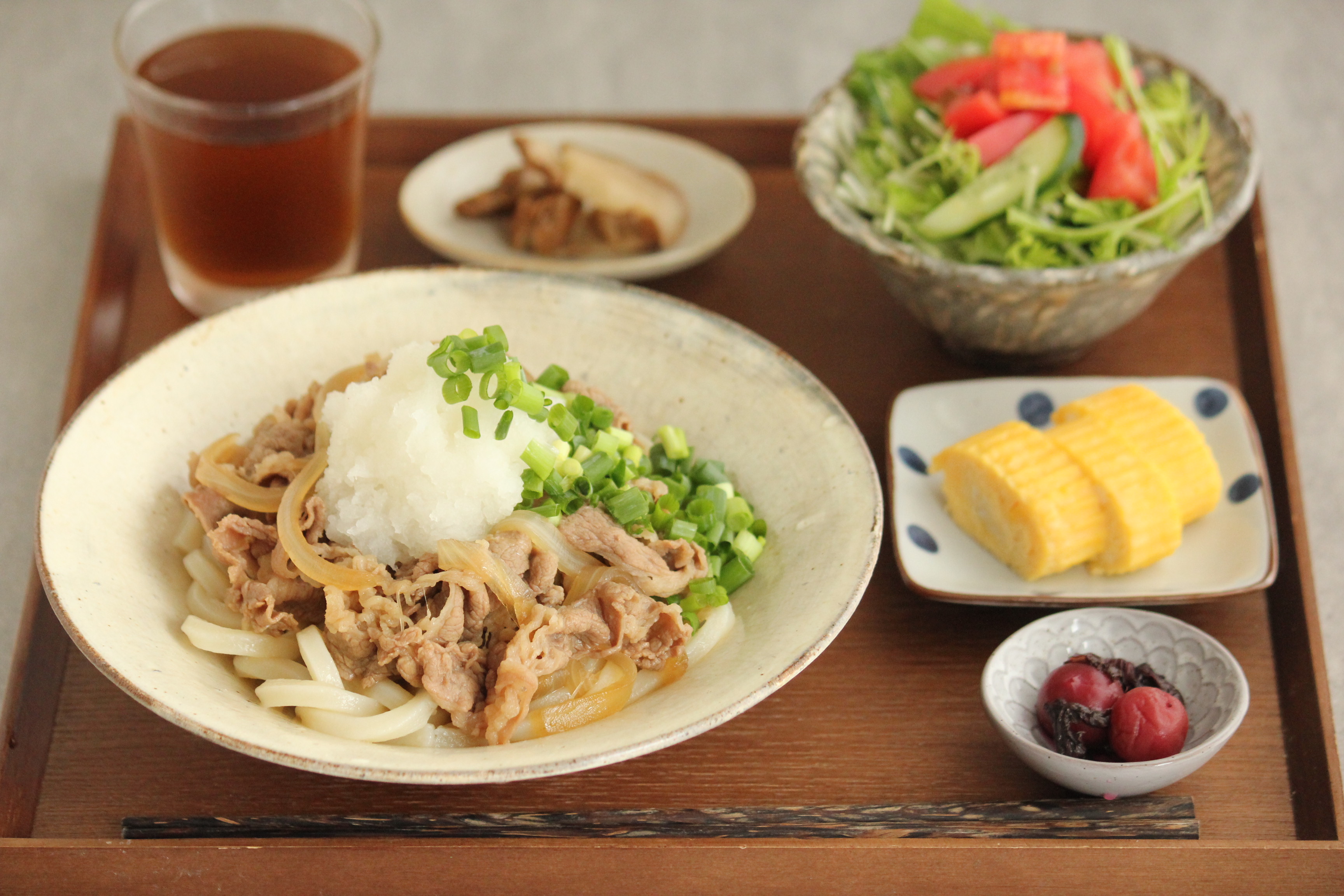 連休明け献立変更☆肉ぶっかけ冷やしうどん♪☆♪☆♪ : 水は方円の器に随うⅢ