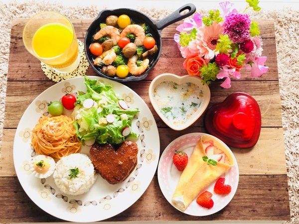 バレンタインディナー Riiii♡*。Snapdish スナップディッシュ