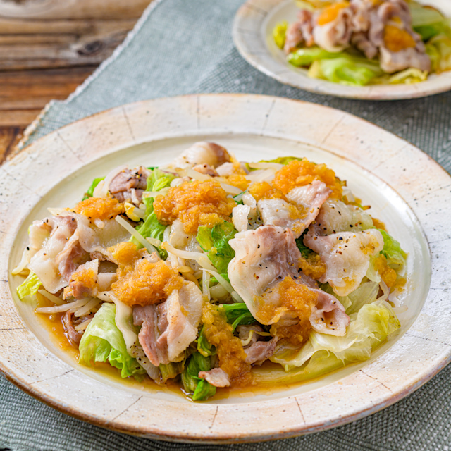 レシピ① もやしが具材によく馴染む 「豚肉ともやしとピーマンの中華風炒め」