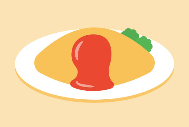 オムライス 食べ物-食材イラスト素材Good
