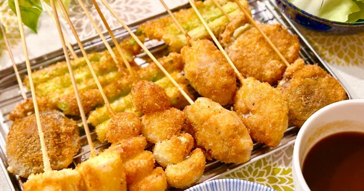 串カツ屋さんの串カツのように揚げるポイントはバッター液&自家製タルタルソース : SAKE TO RYOURI Powered by ライブドアブログ