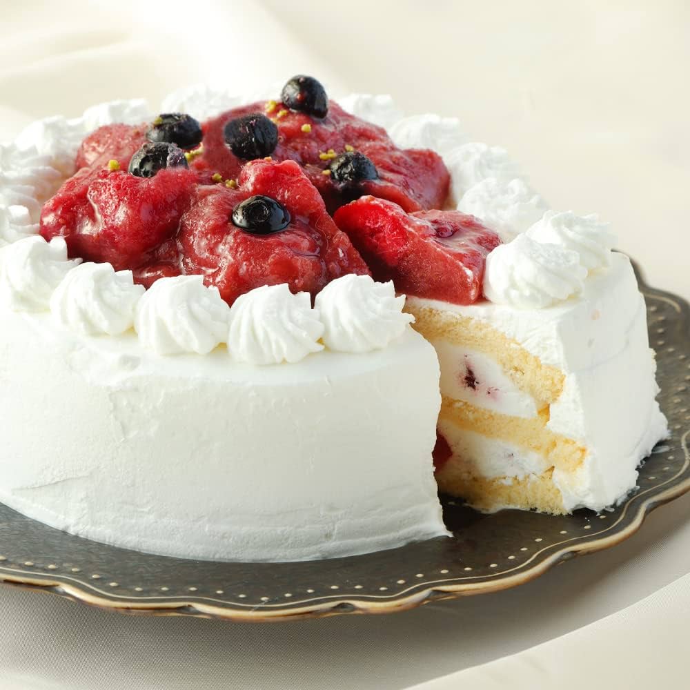 フルーツのバースデーケーキ４号 ２人分サイズ を最短お届けいたします