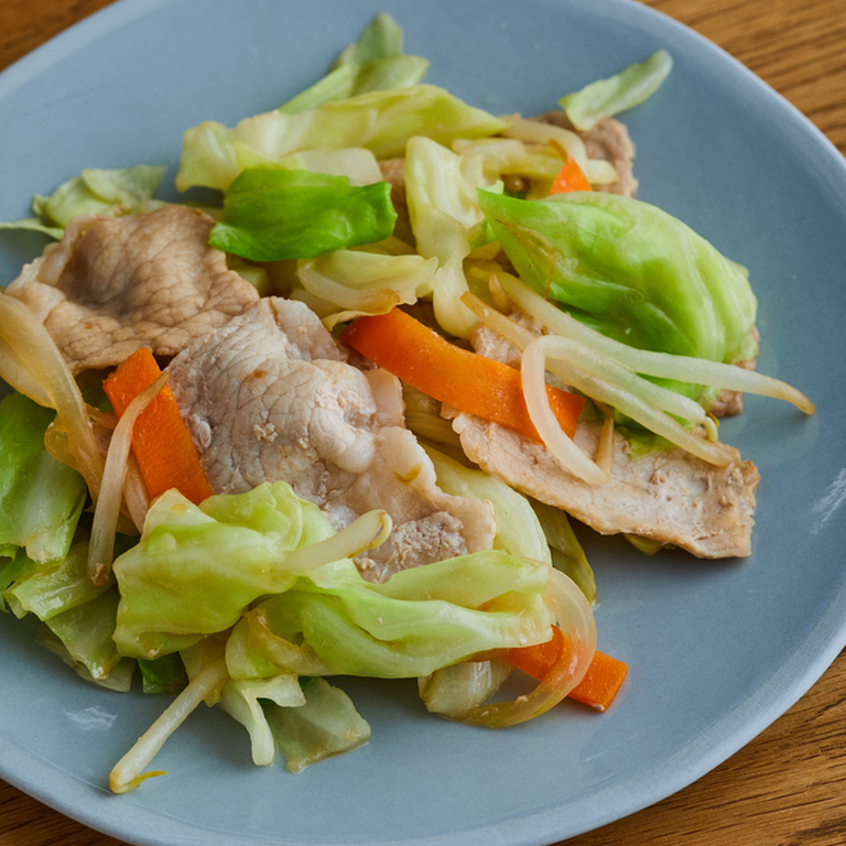 野菜と卵の中華風炒めもの