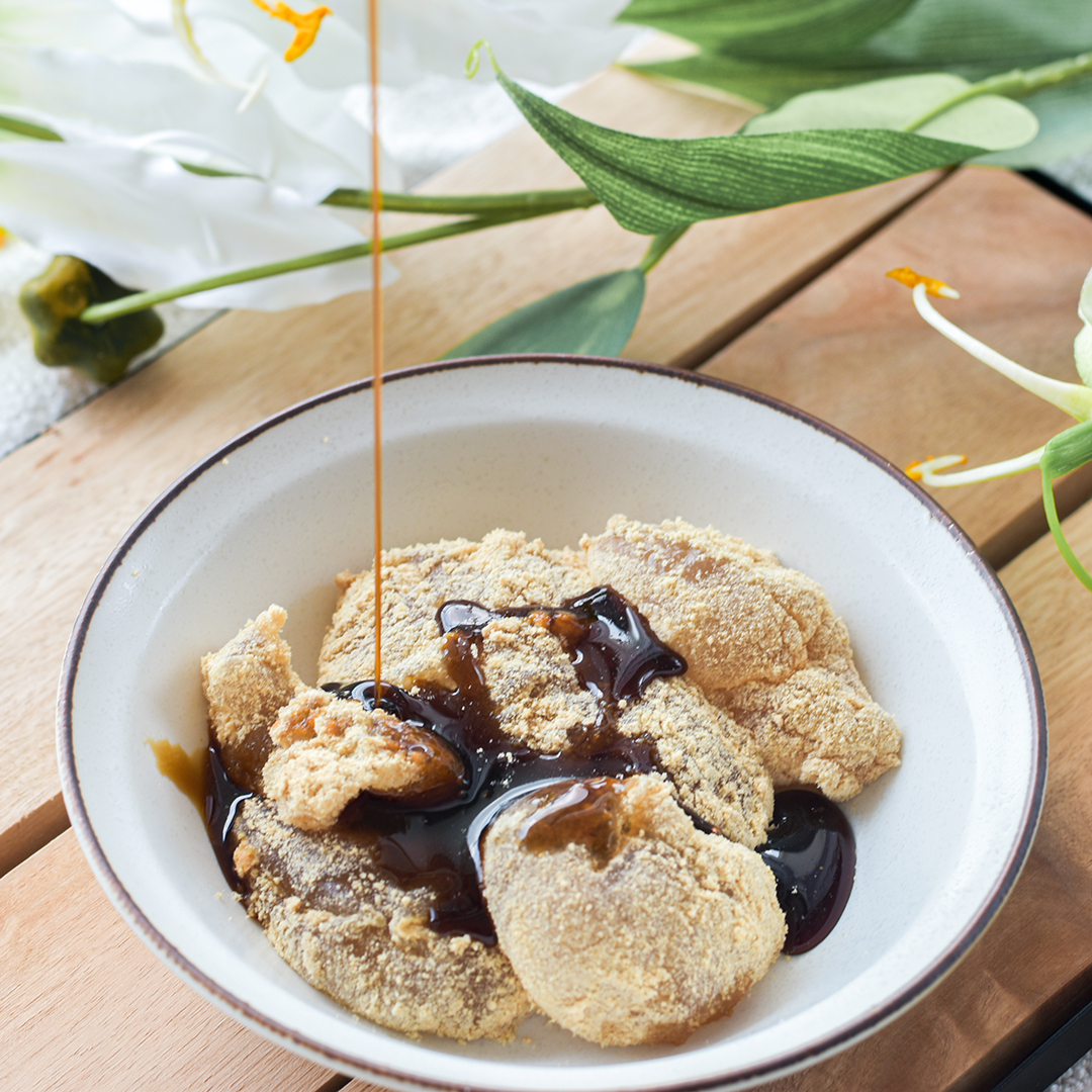 牛乳で作る★ミルキーなわらび餅