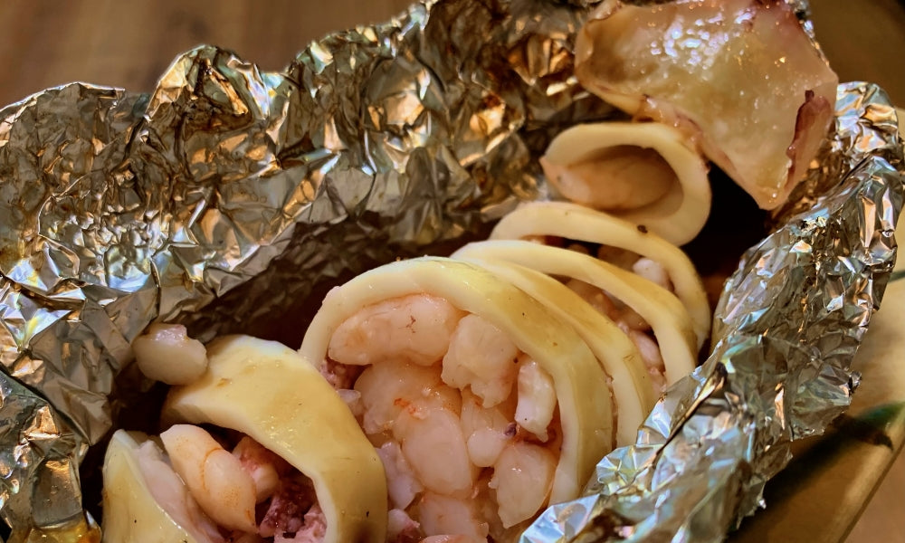 バーベキューセット 海鮮 BBQセット 日本海 するめいか 4杯 船凍イカ 冷凍便 : 美味食卓さくだ屋 - 通販 - Yahoo!ショッピング