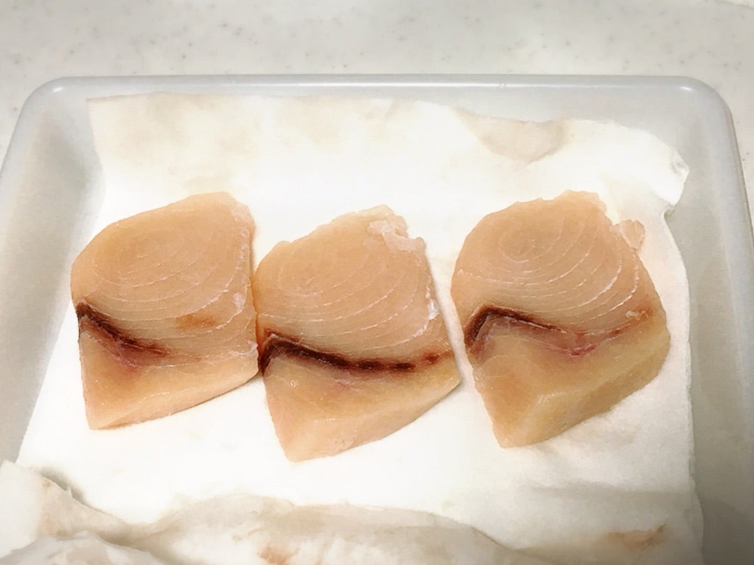 幼児食 メカジキのスティック竜田揚げ♪